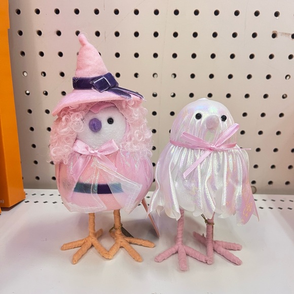 Featherly Friends Shimmer Ghost Bird - Hyde and EEK! Boutique "Whisper" & Glitzy - Picture 1 of 8